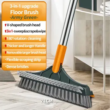 Tiktok 3 In 1 Rotatable Magic Wiper Scraper Mop Broom Floor