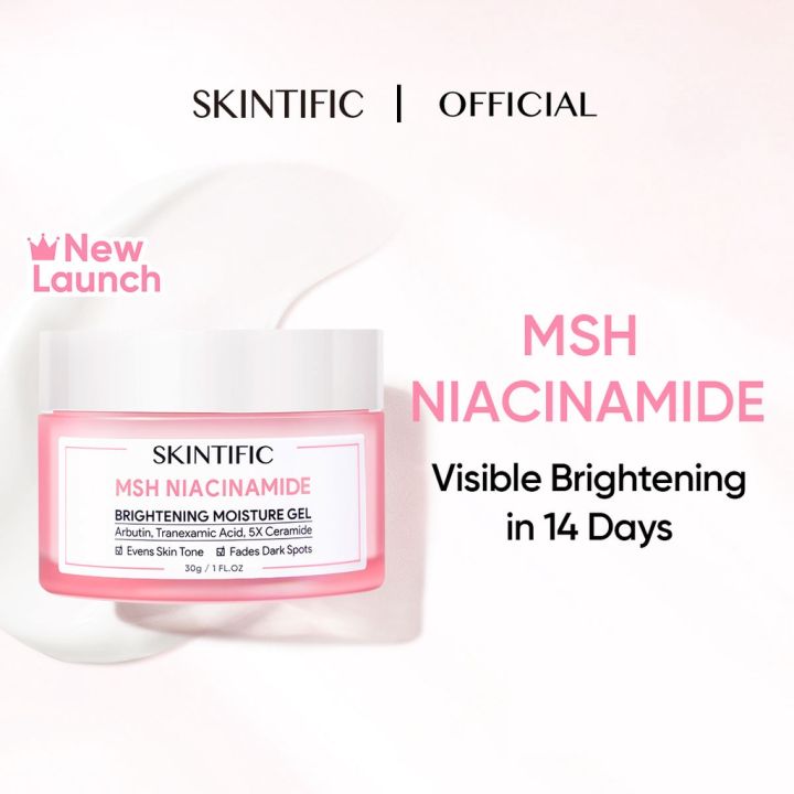 [New Launch] SKINTIFIC MSH Niacinamide Brightening Moisture Gel Glowing ...