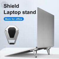 Metal Foldable Laptop Stand Base Non-slip Desktop Portable Notebook Holder Cooling Bracket For Macbook Pro Air DELL Accessories Laptop Stands