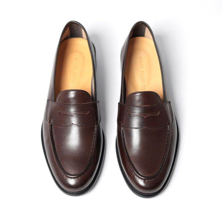 mars-peoples-unlined-penny-no-3-loafers-สี-dark-brown