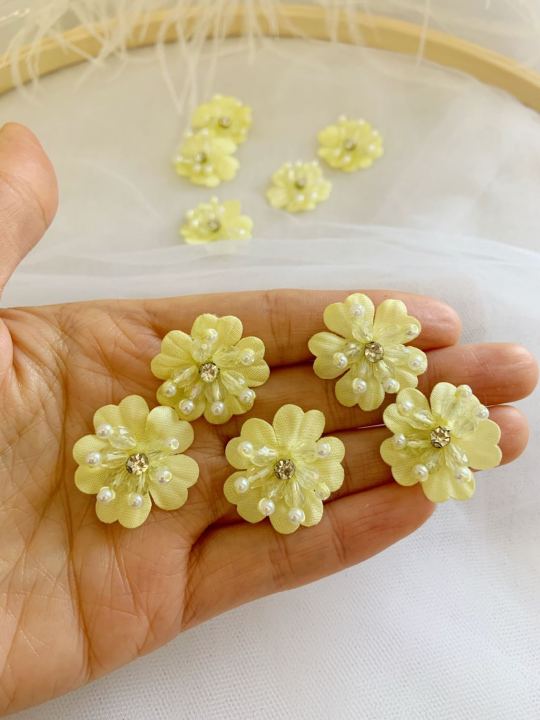 10-pcs-handcarft-organza-applique-handmade-flowers-with-beads-rhinestone-lace-patch-for-millinery-decor-sewing-supply