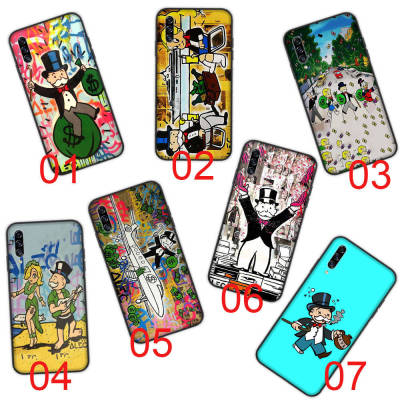 Monopoly Man อ่อนนุ่ม ซิลิโคน เคสโทรศัพท์ หรับ OPPO Find X3 A33 A93 A57 A77 A96 A95 A73 F9 A32 A94 A74 A91 A17 Pro Lite Neo Black ปก