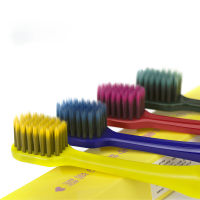 2 ชิ้น/เซ็ต Ultra Fine ขนแปรงนุ่มแปรงสีฟันสำหรับผู้ใหญ่ฟันแปรงฟันหัวแปรงกว้างคู่คนรักแปรงสีฟัน-Soneye