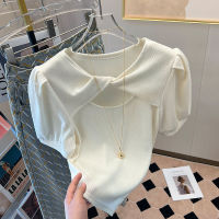 Womens T-shirts Short Sleeve White Tshirt Korean Style Summer Fashion Slim Tops Tee New
