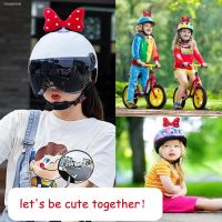 卍 Cute Helmet Bow-knot Decoration Motorcycle Helmet Children Girls Lady Helmet Butterfly Knot Riding Helmet Sticker Accessories