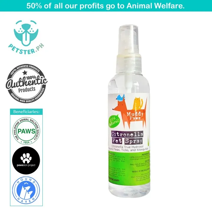 Curated visual reference: Picture Idea: Muddy Paws Citronella Flea Tick Pet Spray