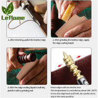 Leflame ทองเหลืองหนังซีลขอบตกแต่งเครื่องมือหนังงานฝีมือแฮนด์เมด Diy ร้อนเหล็กไฟฟ้าต่างๆรีดผ้าหัว