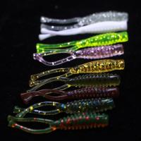 10Pcs/Set 4.2cm Soft Fake Baits Stretchable Double Tail vivid Soft Lure Bionic Fake Fish Baits TPR material Fishing Accessories Accessories