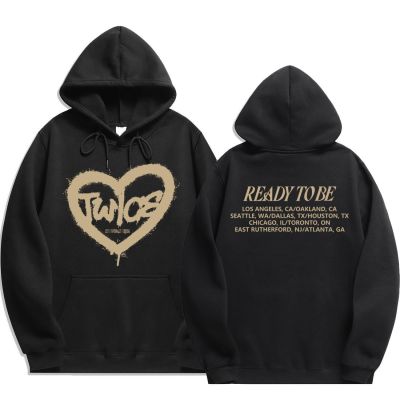TWICE Hoodies Ready TO BE 5TH World Tour Sweatshirt Men Style Fashion Oversize Hoodies High Quality Autumn Pullovers Size XS-4XL
