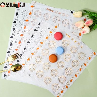 Macaron Silicone Baking Mat Non-Stick Fondant Bakeware Dessert Cookie Baking Pad Cakes Pastry Tool Rolling Dough Mats 40x29.8cm