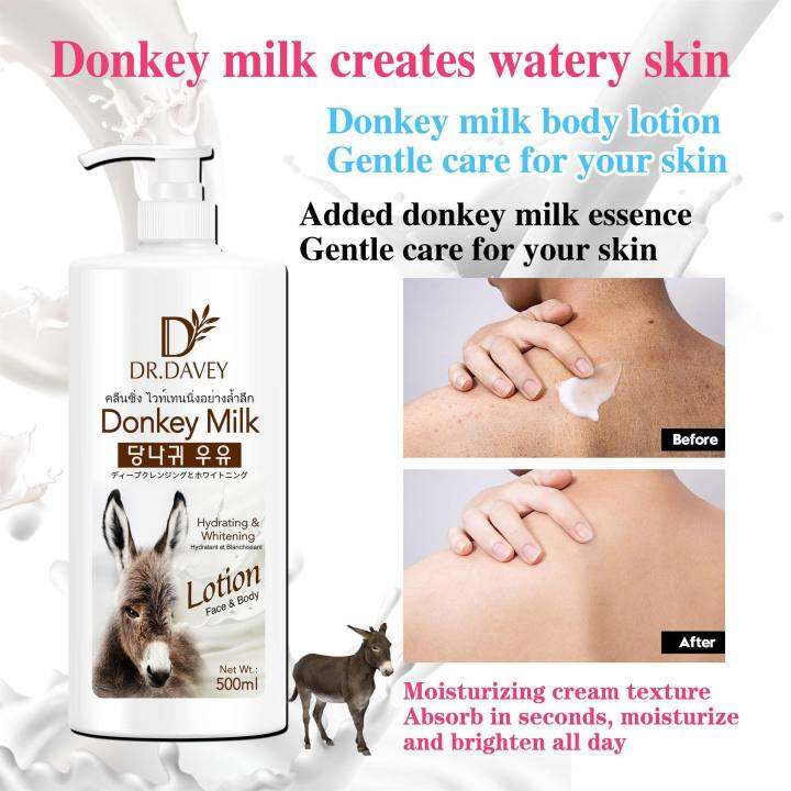 ORIGINAL DR. DAVEY DONKEY MILK FACE BODY AND LOTION 500ML Lazada PH
