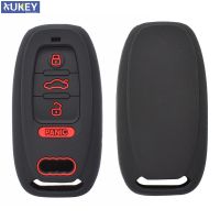 KLL For Audi A4 S4 A5 S5 A6 S6 A7 S7 A8 S8 Q5 Allroad Silicone Remote Key Case Fob Shell Cover Skin Jacket Sleeve