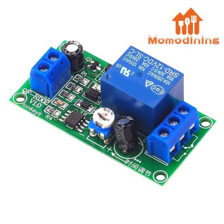 12V DC Time Delay Relay Module NE555 060 Seconds Adjustable Timer