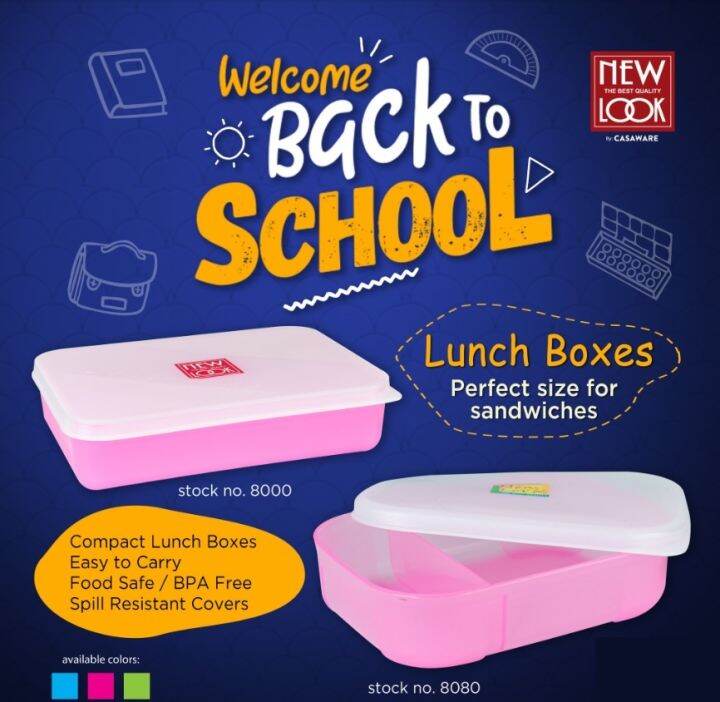 Lunchbox for Sandwiches (8000 8080) Lazada PH