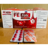 Viên bổ máu Fe Folic bổ sung sắt và acid folic, giảm thiếu máu do thiếu sắt