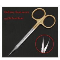 bend head micro Cornea scissors Hand tool Surgery stainless steel Ophthalmic Instruments high quality