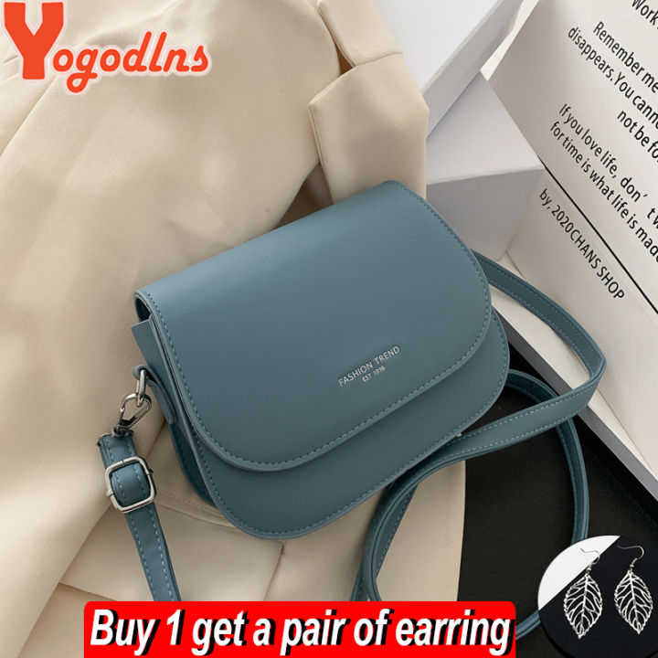 yogodlns-อินเทรนด์อานกระเป๋าสะพายผู้หญิงหนัง-pu-c-rossbody-กระเป๋าสีทึบที่เรียบง่ายปรบกระเป๋า-messenger-กระเป๋าออกแบบกระเป๋า