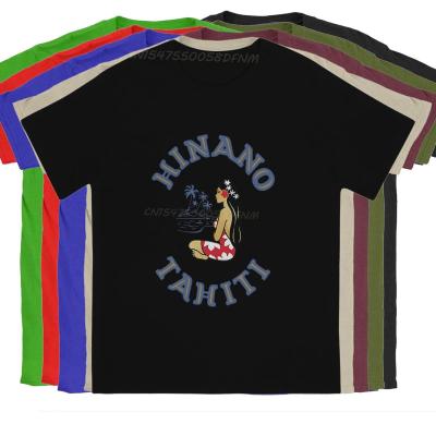 Mens Beer T-shirts Hinano Tahiti Beach Leisurely Kawaii Clothes Amazing Men T Shirts Summer Tops Tee Shirt New Arrival T-Shirts
