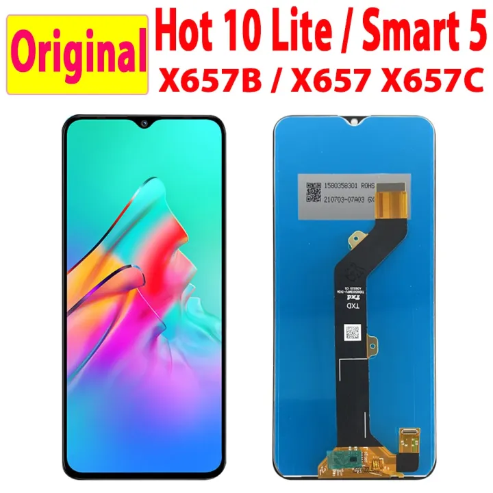 New Original 66 Quotpantalla For Infinix Hot 10 Lite X657 X657c Lcd Display Touch Screen 8039