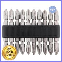 ดอกไขควง KING 2x65 มม. 10EADOUBLE-ENDED SCREWDRIVER BIT KING 2X65MM 10EA/SET **คุณภาพดี**