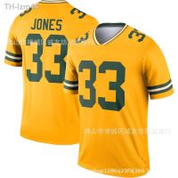 เสื้อฟุตบอล NFL Packers 33 Yellow Aaron Jones