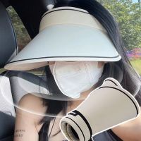 Summer Empty Tops Sun Hat for Women Portable Hair Bands Caps Women Sunscreen Hats Packable Foldable Outdoor Travel Beach Cap