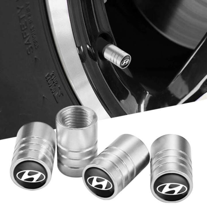 V1 4pcs HYUNDAI Car Wheel Tire Valves Stem Air Caps Cover Lazada PH