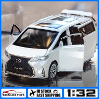 รถบรรทุก1:32 KLT ของ Lexus รถบรรทุกโมเดลรถยนต์ของเล่นอัลลอยหล่อโลหะ LM300H สำหรับยานพาหนะ Kids Toys งานอดิเรก