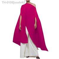 ☽✥ ocehrk Lemongor-Mulheres Batwing Sleeves Kaftan Vestido Frente Dividida Elegante Festa Tarde Aniversário Verão Mulher 2023