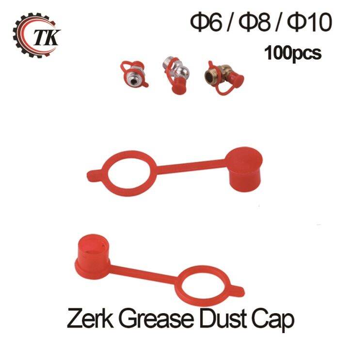 300pcs-200pcs-100pcs-m6-m8-m10-red-polyethylene-plastic-dust-cap-dust-cover-protection-cover-cap-for-grease-gun-zerk-fitting