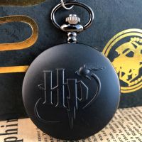 ♝✔☾  Classic popular letter movie theme pocket watch white dial Roman numerals necklace male and female students gift
