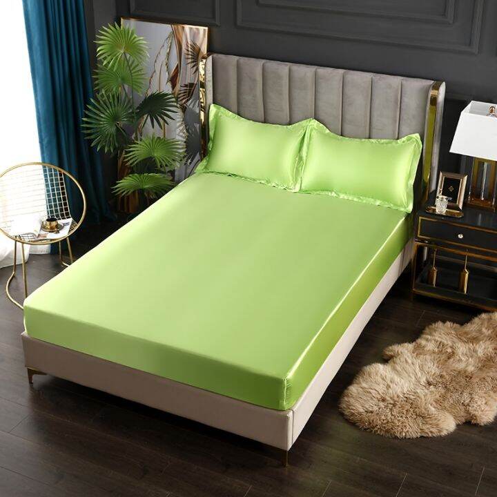 rayon-fitted-sheet-solid-color-mattress-cover-high-quality-elastic-band-white-bed-sheet-double-queen-size-bedsheet-140x200