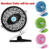 Portable Mini Fan Usb Rechargeable 3 Speeds Clip-on Cooling Fan Household Electrical Appliances Accessories For Office Outdoor