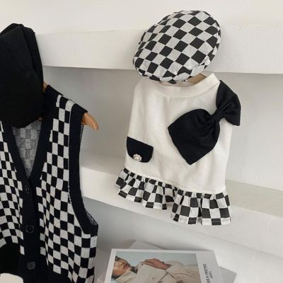 [COD] thin sweater dress hat cat dog clothes pet Bichon Pomeranian and medium