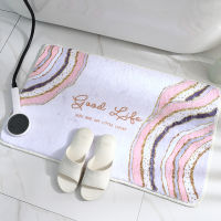 Simple Nordic Bath Mat Imitation Cashmere Entrance Doormat Soft Absorbent Rug Home Non-Slip Kitchen Car Living Room Bedroom