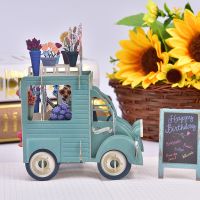 3D Pop UP Cards Birthday Graduations Card Fathers Day Gift Card Souvenirs Lifelike Model Gifts For Boy Dad Kids Father