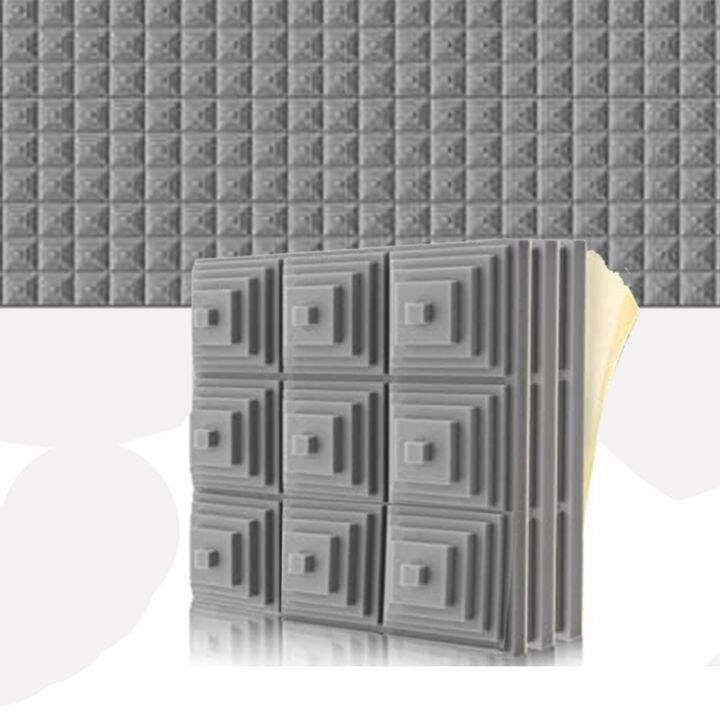 Pack Acoustic Foam Panels Self Adhesive Sound Proof Foam Panels