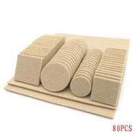 80/130Pcs เฟอร์นิเจอร์เก้าอี้ขาโต๊ะ Self Adhesive Felt ไม้ป้องกันพื้น Anti Scratch Protect Pads