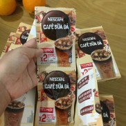 Combo 5 dây Cà Phê Sữa Đá Nescafe Nestle 3in1 công thức mới x2 sánh quyện
