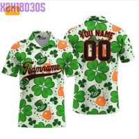 High quality golf polo with clover design