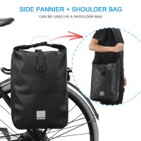 ❧۩ Cycling Bicycle Bike Rear Seat Trunk Bag Waterproof 10L Outdoor Sports Pouch Rack Panniers Shoulder Handbag Bicycle Storage Bag