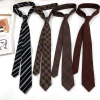 JK Uniform British Academy Style Narrow Plaid Tie