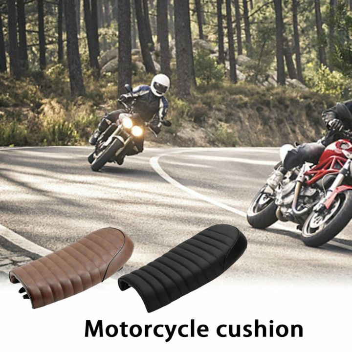 ราคาถูก-cg125-universal-motorcycle-flat-vintage-seat-cushion-saddle-for-cafe-racer