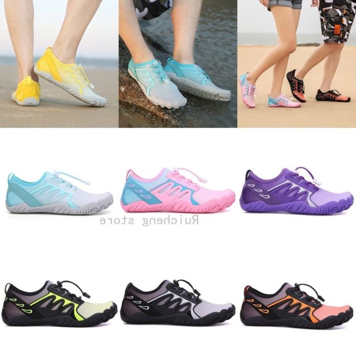  L-RUN Womens Water Shoes Sports Quick Dry Barefoot Black M US  (Women 4, Men 2)=EU35