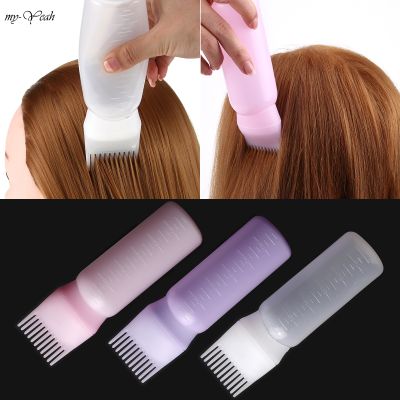 【CC】 170ml Plastic Hair Coloring Dye Filling Bottles Applicator with Graduated Dispensing Dyeing Styling Tools