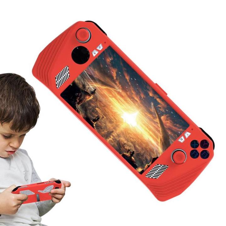 game-console-case-game-console-shell-dustproof-handheld-console-case-silicone-storage-case-full-protection-cover-for-rog-ally-everywhere