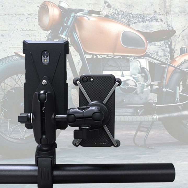 arm-double-socket-arm-for-ram-with-1-inch-ball-base-mount-motorcycle-camera-extension-arm