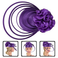 OULII Bride Fascinator Hat Women Tea Party Hat Banquet Hat Hat Decoration