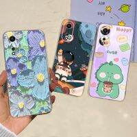 สำหรับ A78 OPPO ขนาด5กรัมเคสมือถือซิลิโคนนิ่มลายอวกาศดอกไม้เคสใส่โทรศัพท์สำหรับ OPPO CPH2483 A78ปกขนาด5กรัมขนาด78