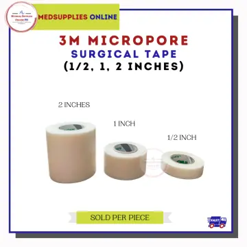 Micropore Surgical Tape 1/2 Inch Paper Tape 1.25 cm x 9.14 m/ 10 Yds